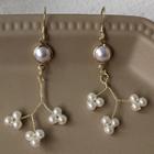 Faux Pearl Drop Earring 1 Pair - 907 - Faux Pearl - White - One Size