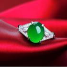 925 Sterling Silver Gemstone Ring As Shown In Figure - One Size