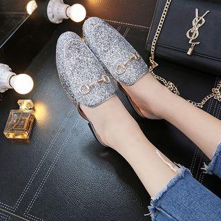Glitter Slide Loafers