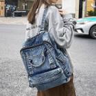 Denim Backpack Blue - One Size