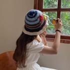 Knit Bucket Hat Mixed Color - M