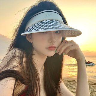 Checker Sun Hat