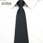 Pre-tied Plain Neck Tie (8cm) Stj104 - One Size