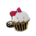 Miss Cupcake White Crystal Gold Ring (s)