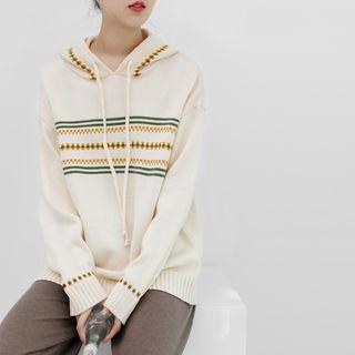 Hooded Knitted Sweater