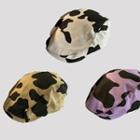 Cow Print Flat Cap