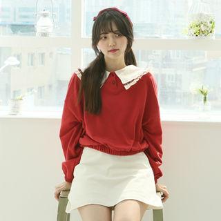 Capelet Cotton Pullover