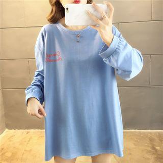 Letter-back Tunic Pullover
