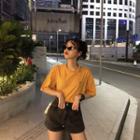 Chinese Character Embrioded T-shirt