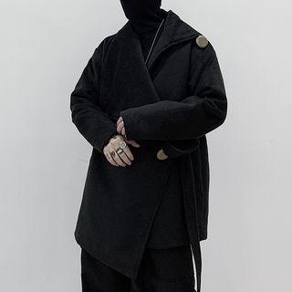 Asymmetric Tie-waist Jacket