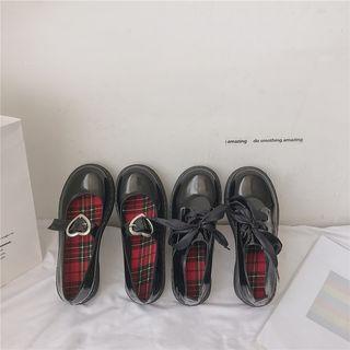 Platform Mary Jane Flats / Lace-up Shoes