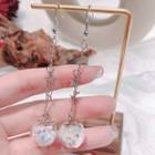 Acrylic Alloy Star Dangle Earring 1 Pair - As Shown In Figure - One Size
