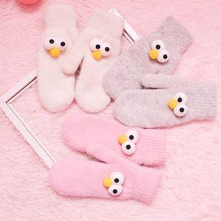 Monster Eye Knit Mittens