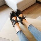 Cut-out Lace-up Shoes