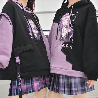 Printed Hoodie / Vest