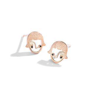 Cartoon Face Ear Stud
