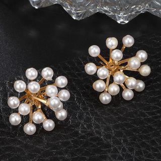 Faux Pearl Earring 3494 - Gold - One Size