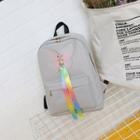 Butterfly Applique Canvas Backpack