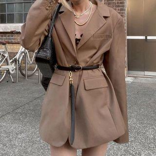 Long Sleeve Single-breasted Blazer