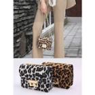 Chain-strap Leopard Shoulder Bag