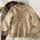 Herringbone Loose Cardigan