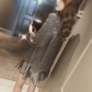 Set: Scallop Hem Sweater + Strappy Dress