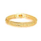 Elegant Fashion Plated Gold Geometric Bracelet Golden - One Size