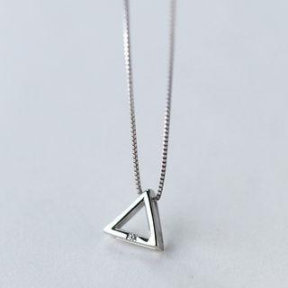 Cutout Triangle Necklace