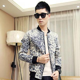 Leopard Print Zip Jacket