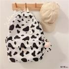 Cow Print Backpack / Badge / Bag Charm / Set
