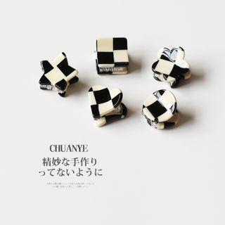 Checker Hair Clamp