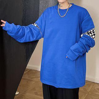 Detachable-sleeve Sweatshirt