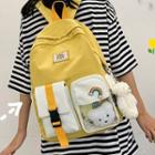 Two-tone Multi-section Backpack / Bag Charm