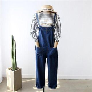 Dual Pocket Denim Jumpsuit