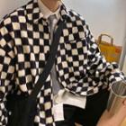 Pocket Front Check Shirt Jacket