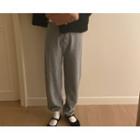 Drawcord-hem Knit Jogger Pants