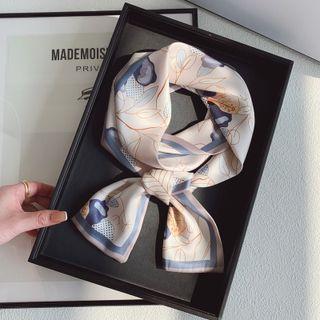 Print Scarf Blue - One Size