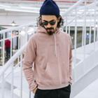 Embossed Hooded Pullover