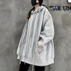 Fleece Lined Hoodie Gray - One Size