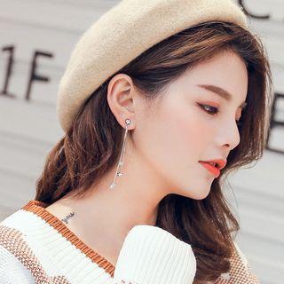 Fringed Star Drop Earring