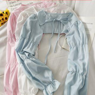 Details Crop Cape Top