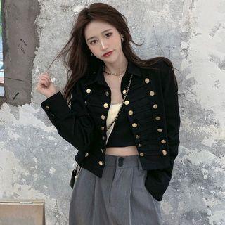 Multi-buttons Crop Jacket