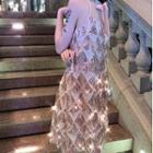 Sleeveless Mini Sequined Dress