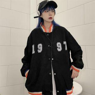Numbering Button-up Jacket
