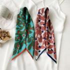 Flower Satin Scarf