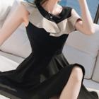 Ruffle Mini A-line Dress