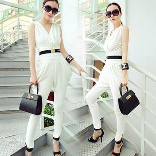 V-neck Jumpsuit