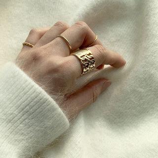 Chain Open Ring Set