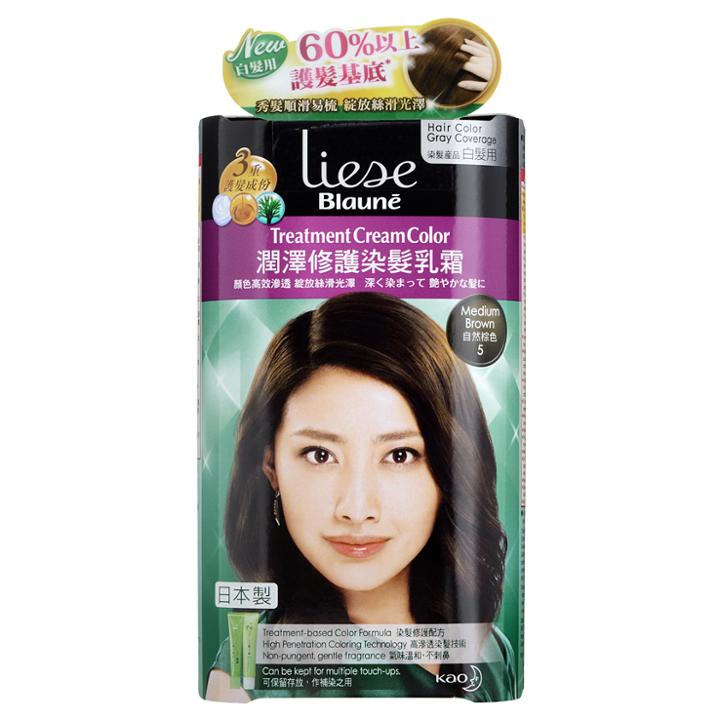 Kao - Liese Blaune Treatment Cream Color (medium Brown) 1 Set