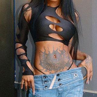 Asymmetric One Shoulder Long Sleeve Crop Top